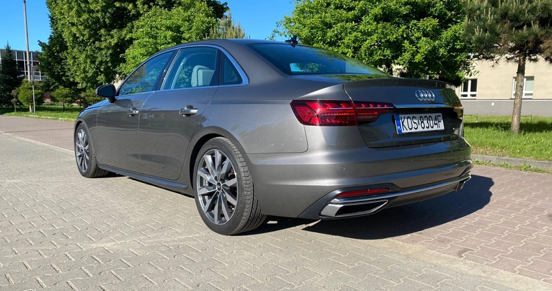 Audi A4 cena 159000 przebieg: 14000, rok produkcji 2022 z Zator małe 172